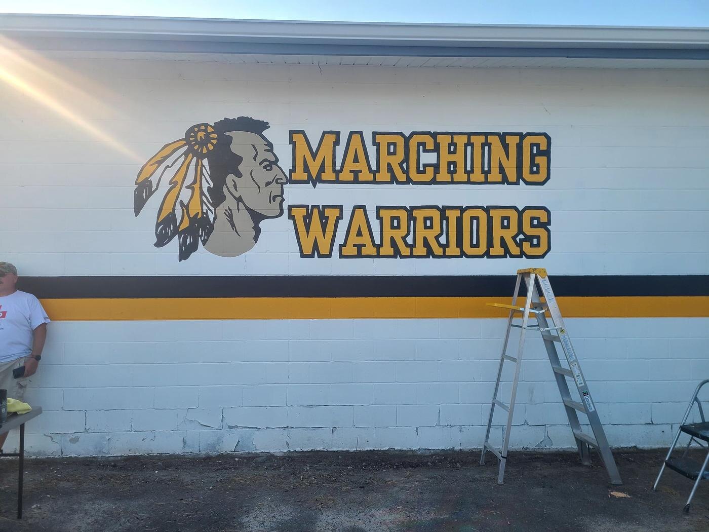 Marching Warriors mural